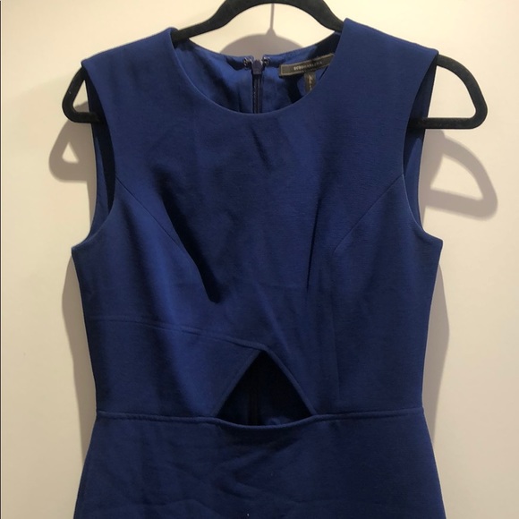 Blue BCBG Maxazria knee length dress size 8 - Picture 2 of 4